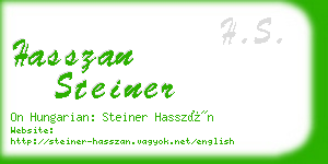 hasszan steiner business card